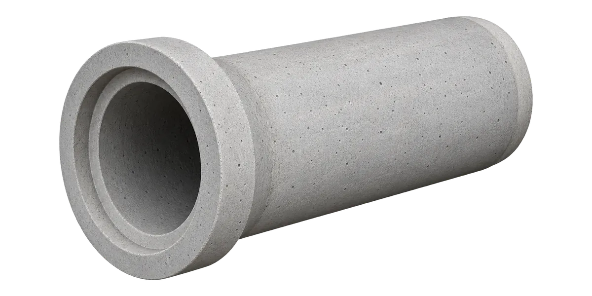 Precast concrete spigot and socket pipe culvert